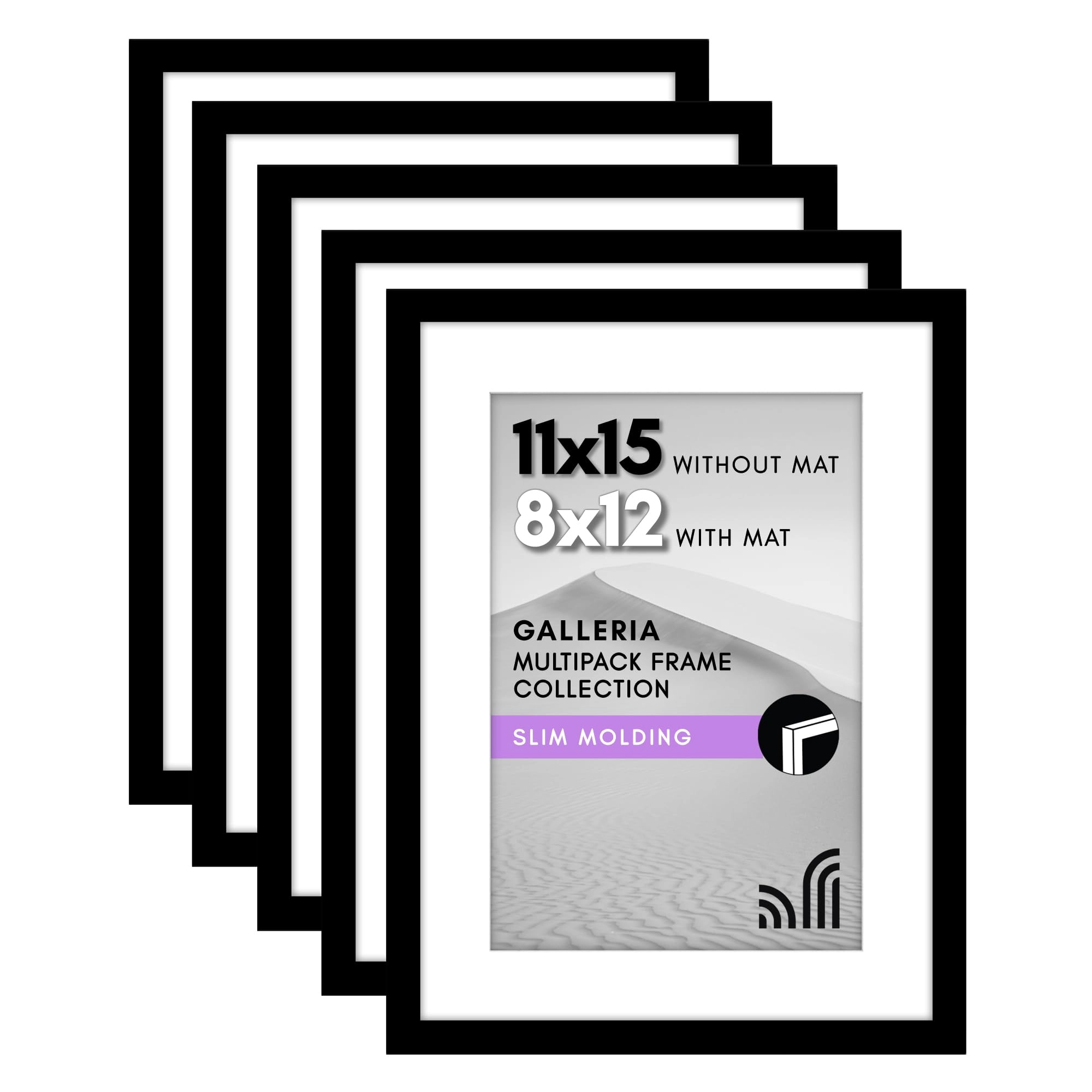 Americanflat PS1115BLK8125PK - 11X15 5
