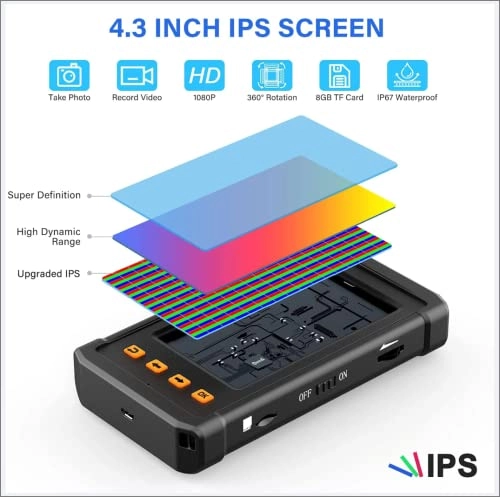 Endoscope Camera - 4.3-inch 1080p