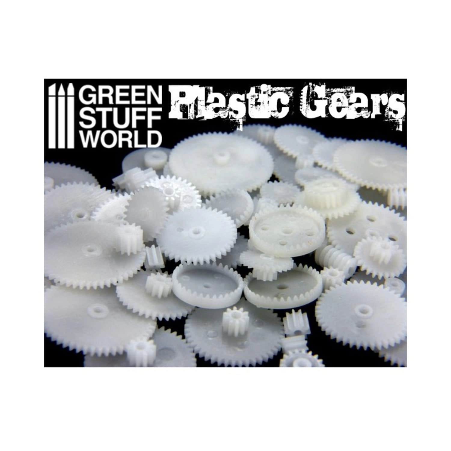 Green Stuff World Plastic Cogs & Gears Science - 12 years and up