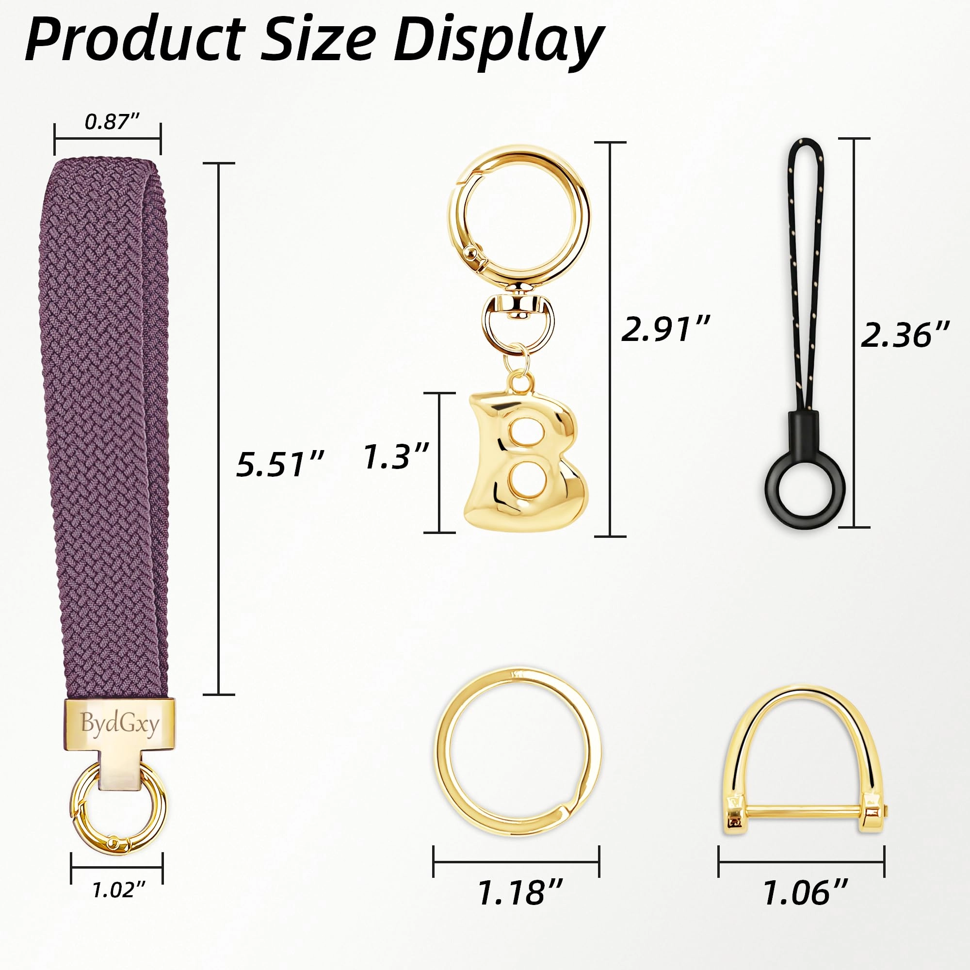 Initial Keychain - Letter