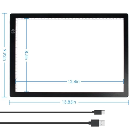 A4 Slide Viewer Light Pad - USB