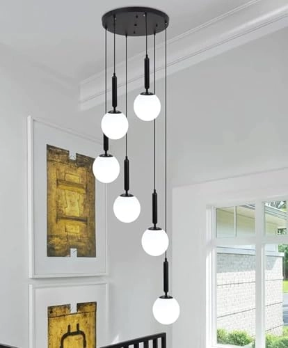 Jhoomar Hanging Light - 6 Light Chandelier