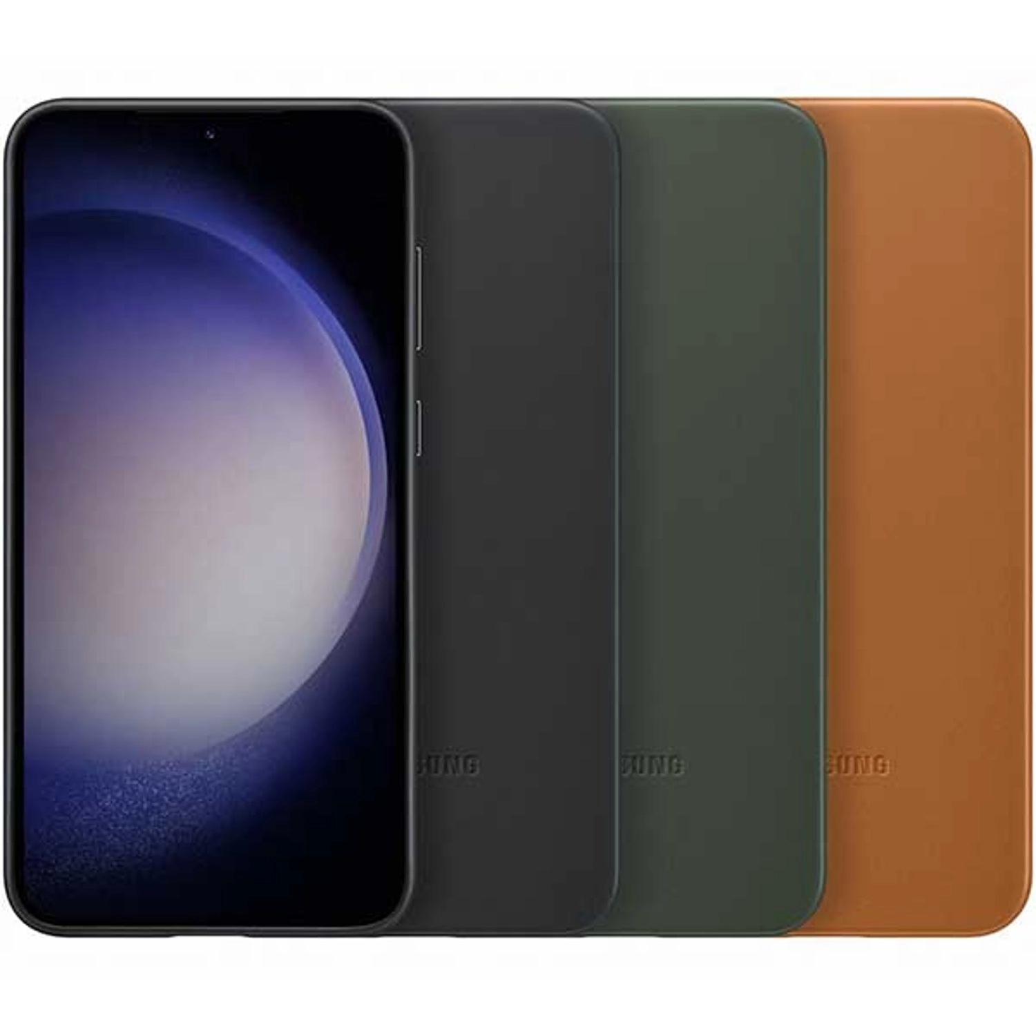 Leather Cover for Galaxy S23 Plus