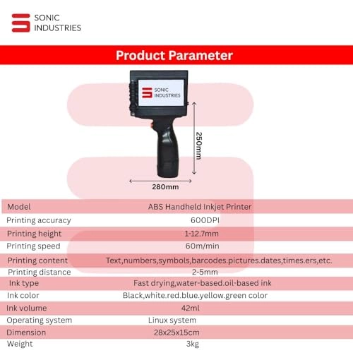 Thermal Inkjet Plastic Printer