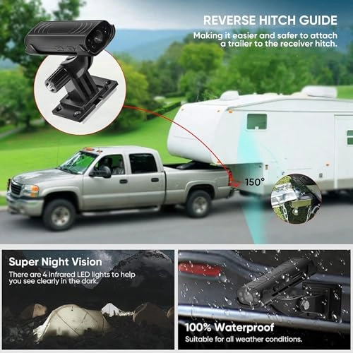 RV Reversing Camera - Night vision wireless
