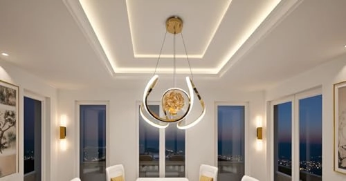 Modern LED Chandelier - Dimmable