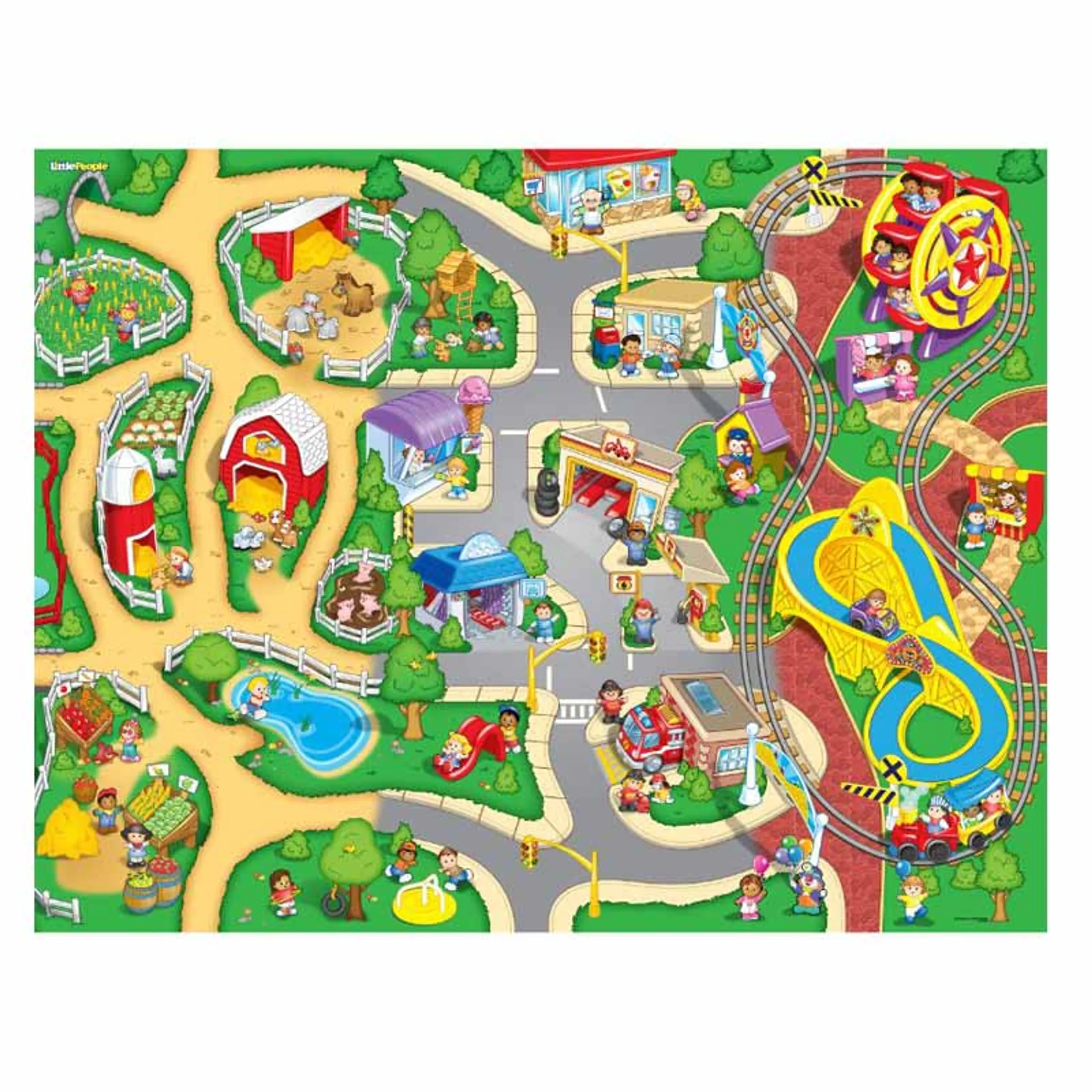 Fisher-Price Jumbo Mega Mat - Suitable for 3-7 years