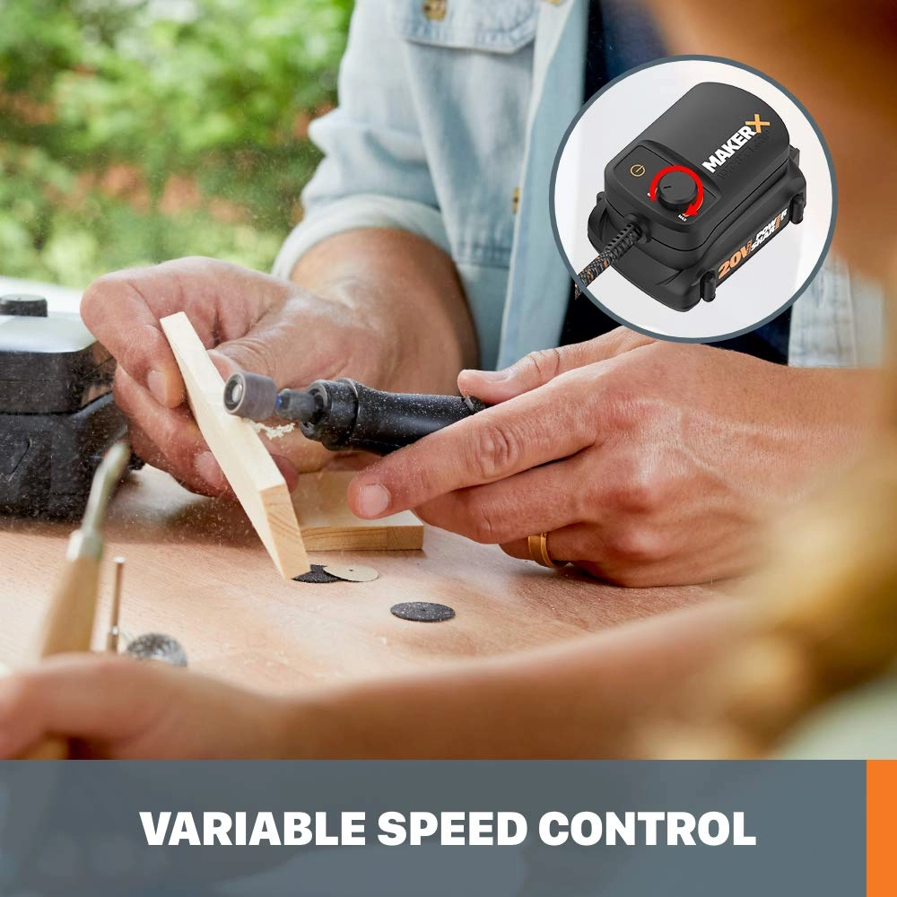 Rotary Tool + Angle Grinder + Wood & Metal Crafter
