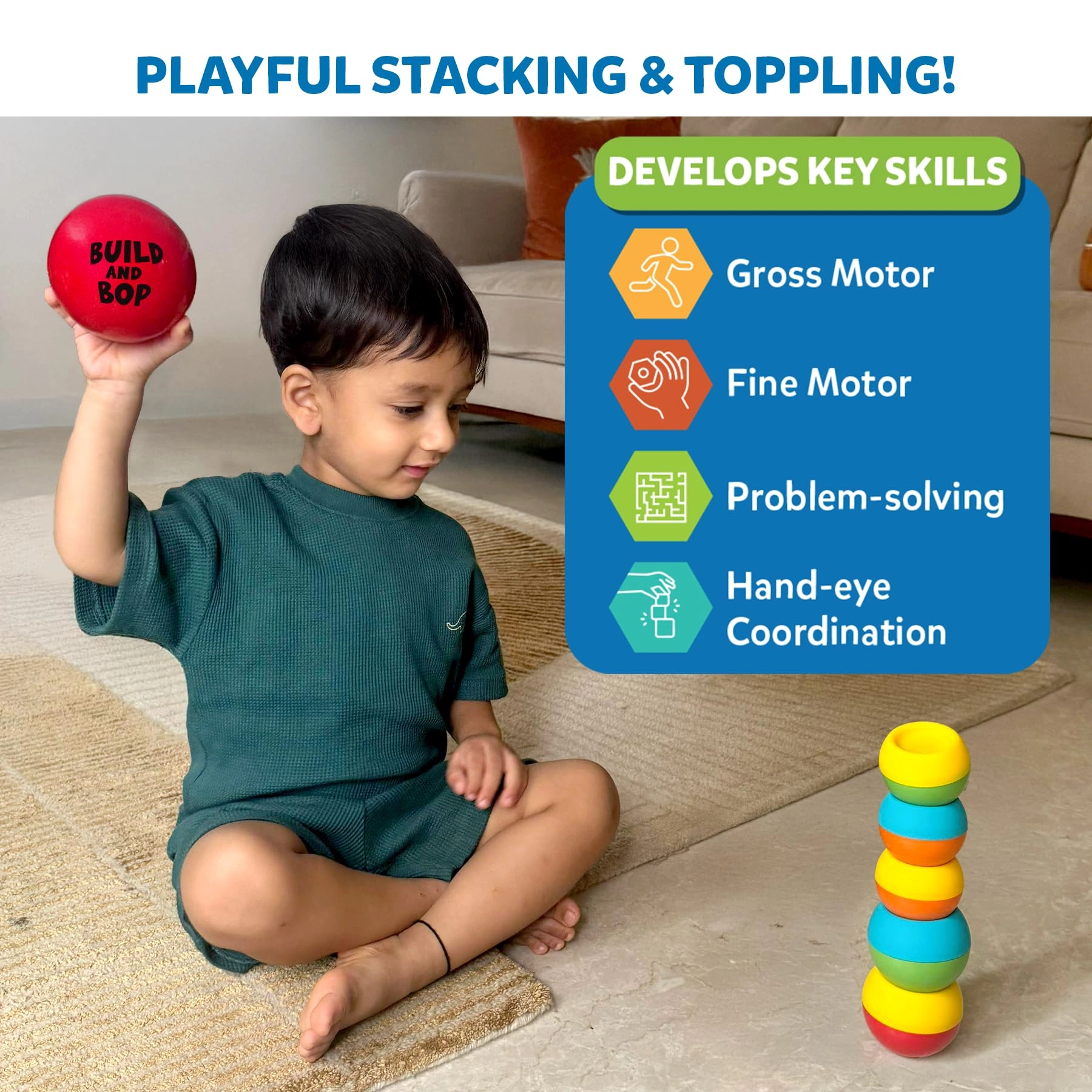 Build & Bop - 1 to 4 5 pieces