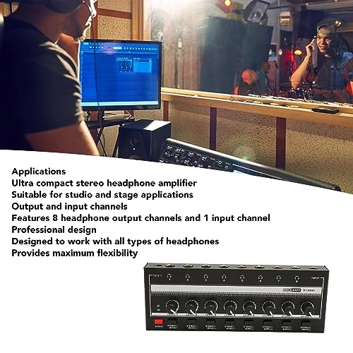 Headphone Amplifier - 8 Channel Mono Stereo