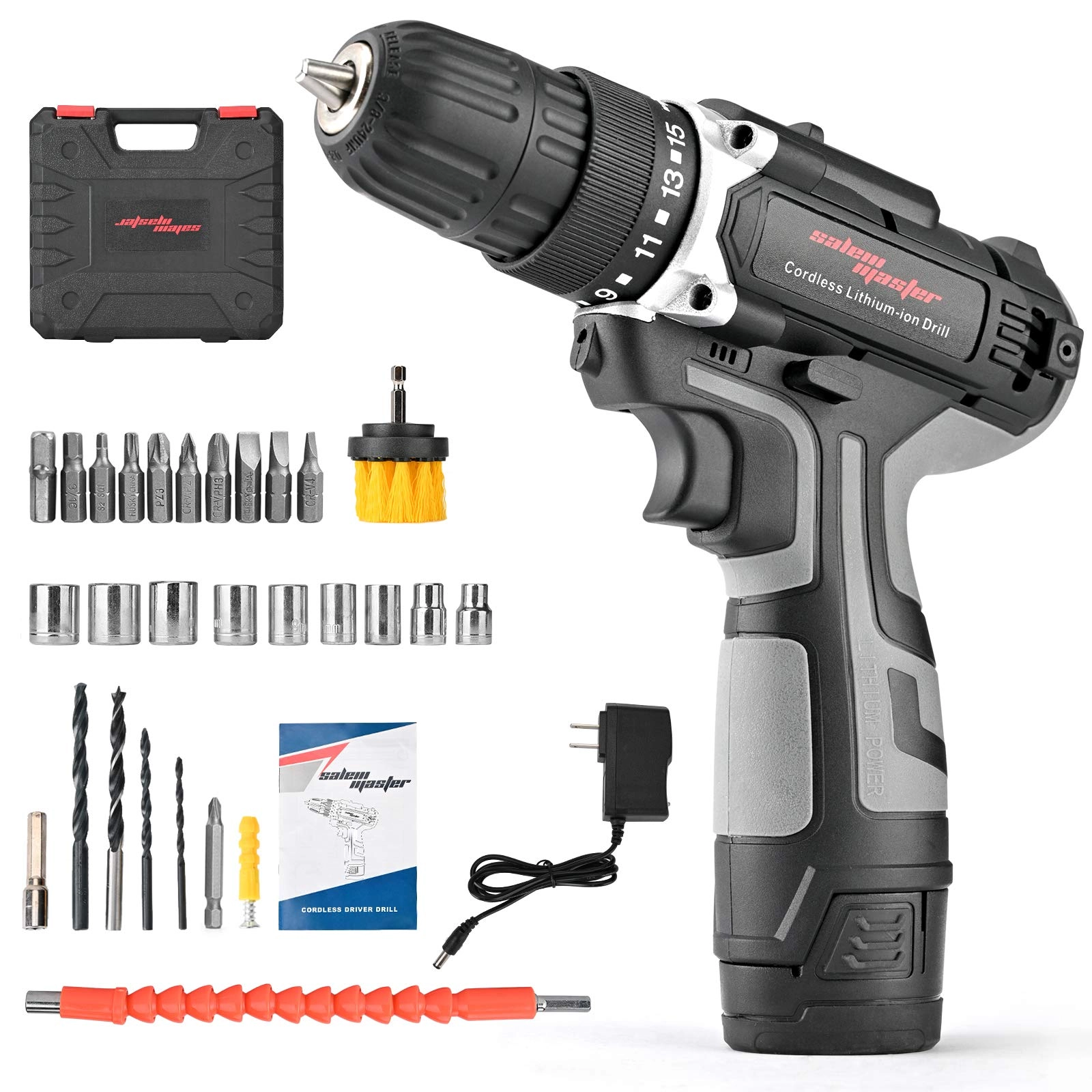 SALEM MASTER Cordless Power Drill - 1500mAh