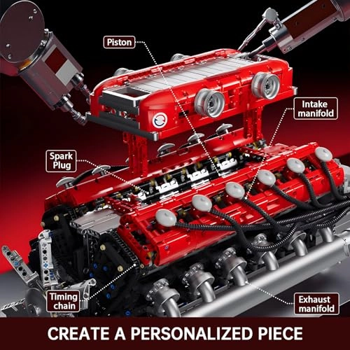 10169 V12 Engine - 3472 pcs