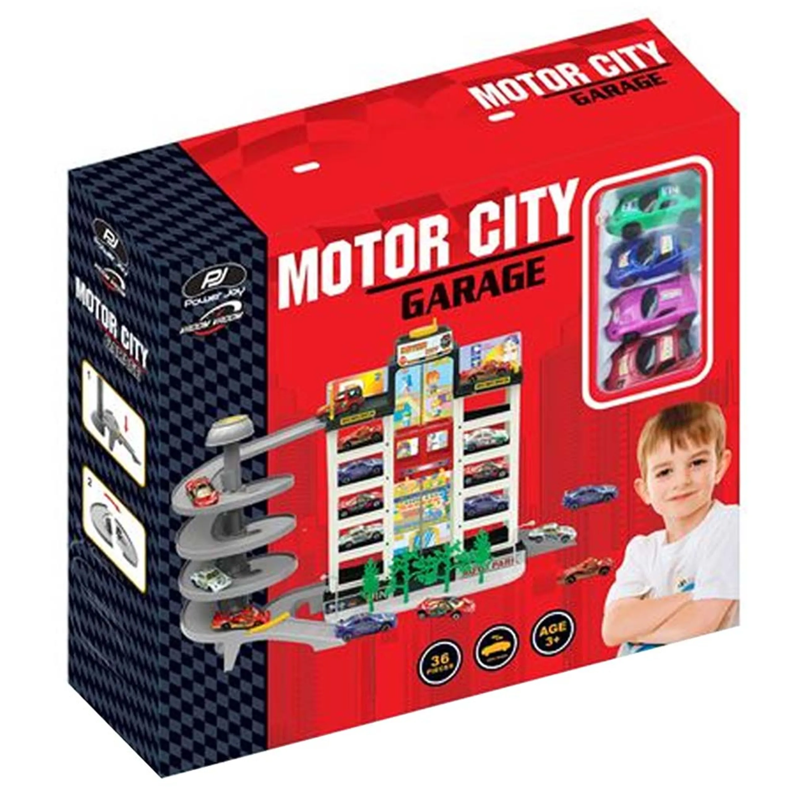 Power Joy V.Vroom Motor City Garage - 36 pcs