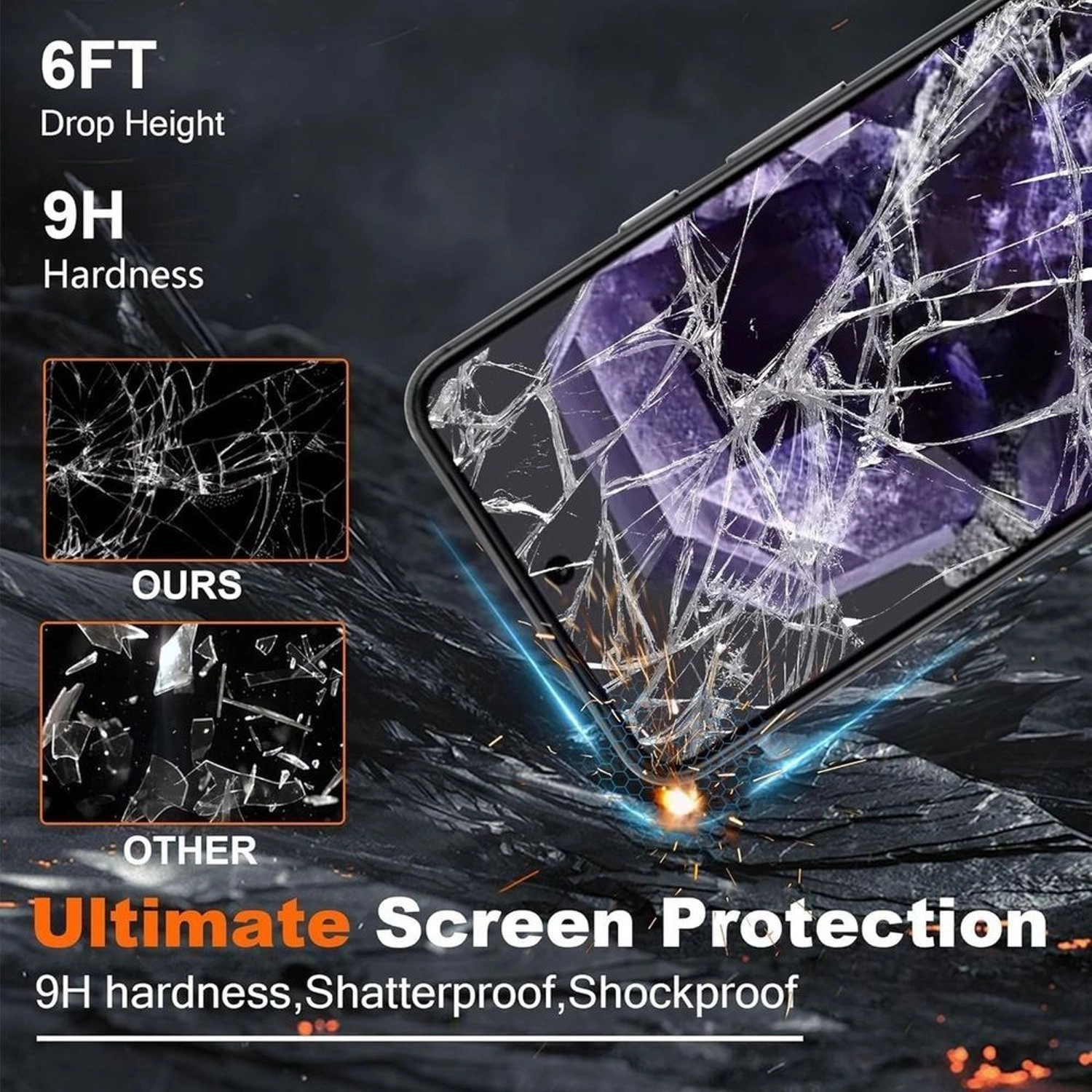 Clear Anti-Glare Screen Protector for Samsung Galaxy S24 FE