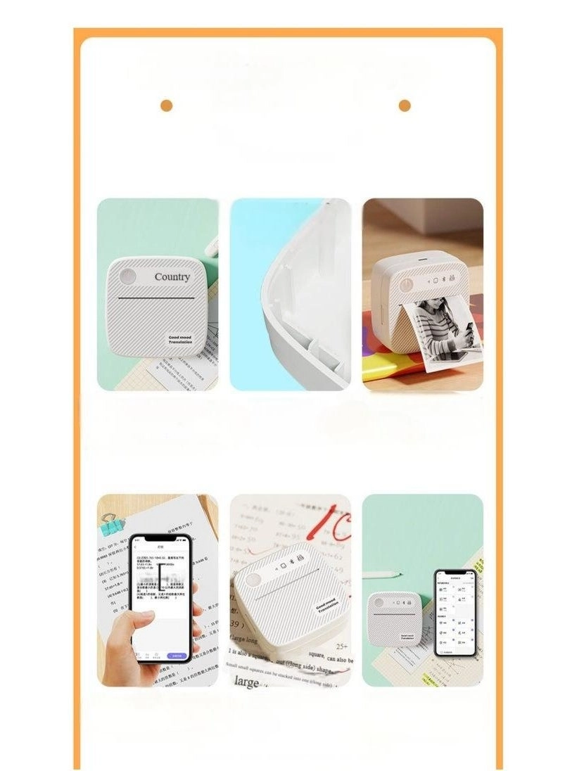 Mini Pocket Bluetooth Thermal Printer - Bluetooth 50 millimeter