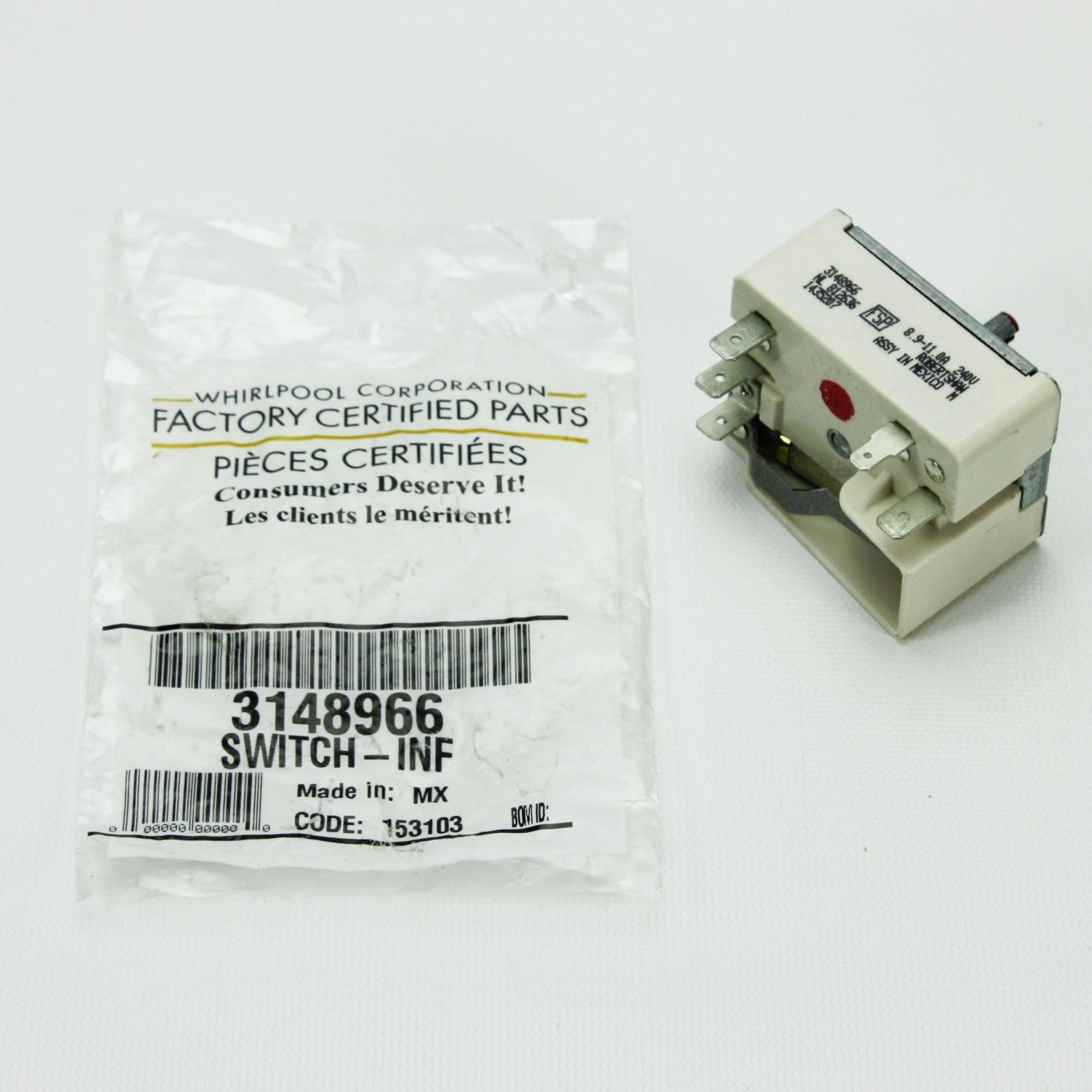 Whirlpool Switch Infinite - 8`` Element