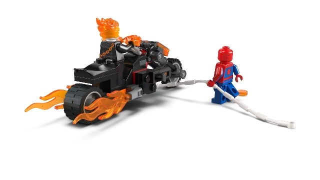 Super Heroes Spider-Man Vs Ghost Rider Motorcycle (76335) - 6+