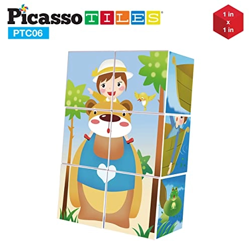 Magnetic Puzzle Magic Cube - Architecture 6 pcs