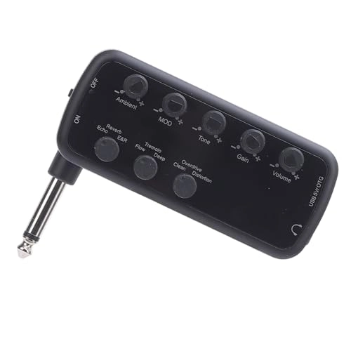 Bass Headphone Amplifier - USB Rechargeable 600mAh OTG & AUX