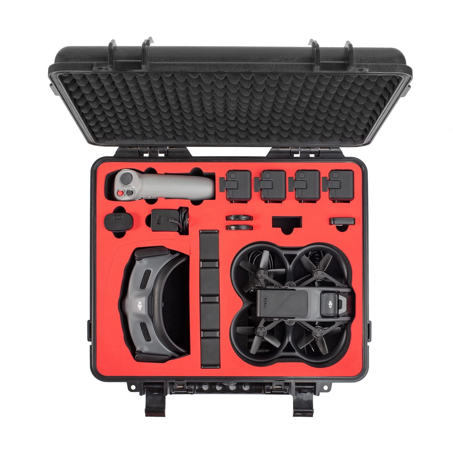 Supfoto Avata Case - 39.8 x 36.8 x 13.5cm Compatible with DJI Avata Drone, DJI Goggles 2/ FPV Goggles V2 Hard Case
