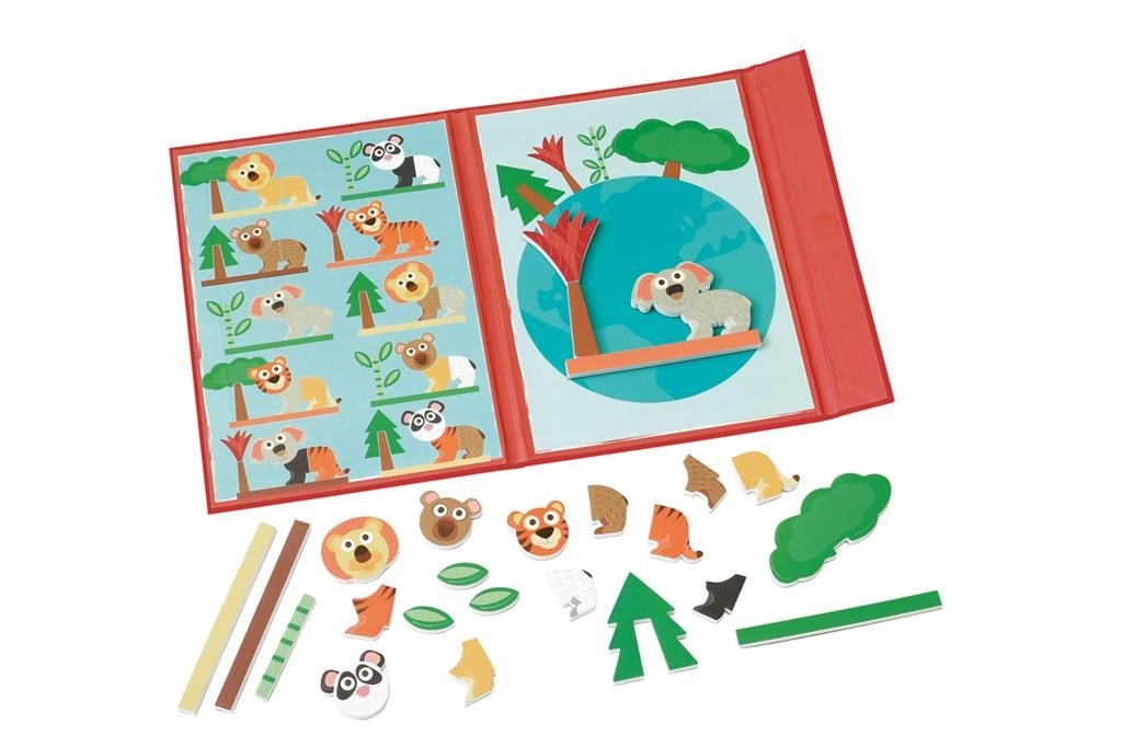 Magnetic Puzzle Book To Go - 3 + 20 pieces