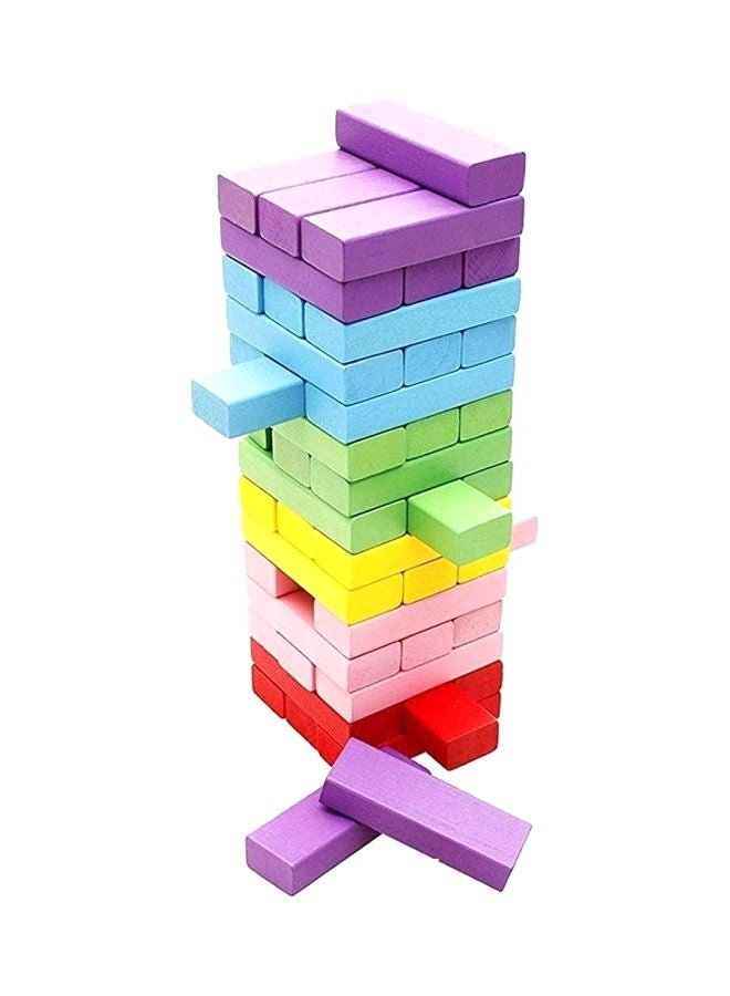 FunBlast Wooden Building Stack Toy - 48 pcs