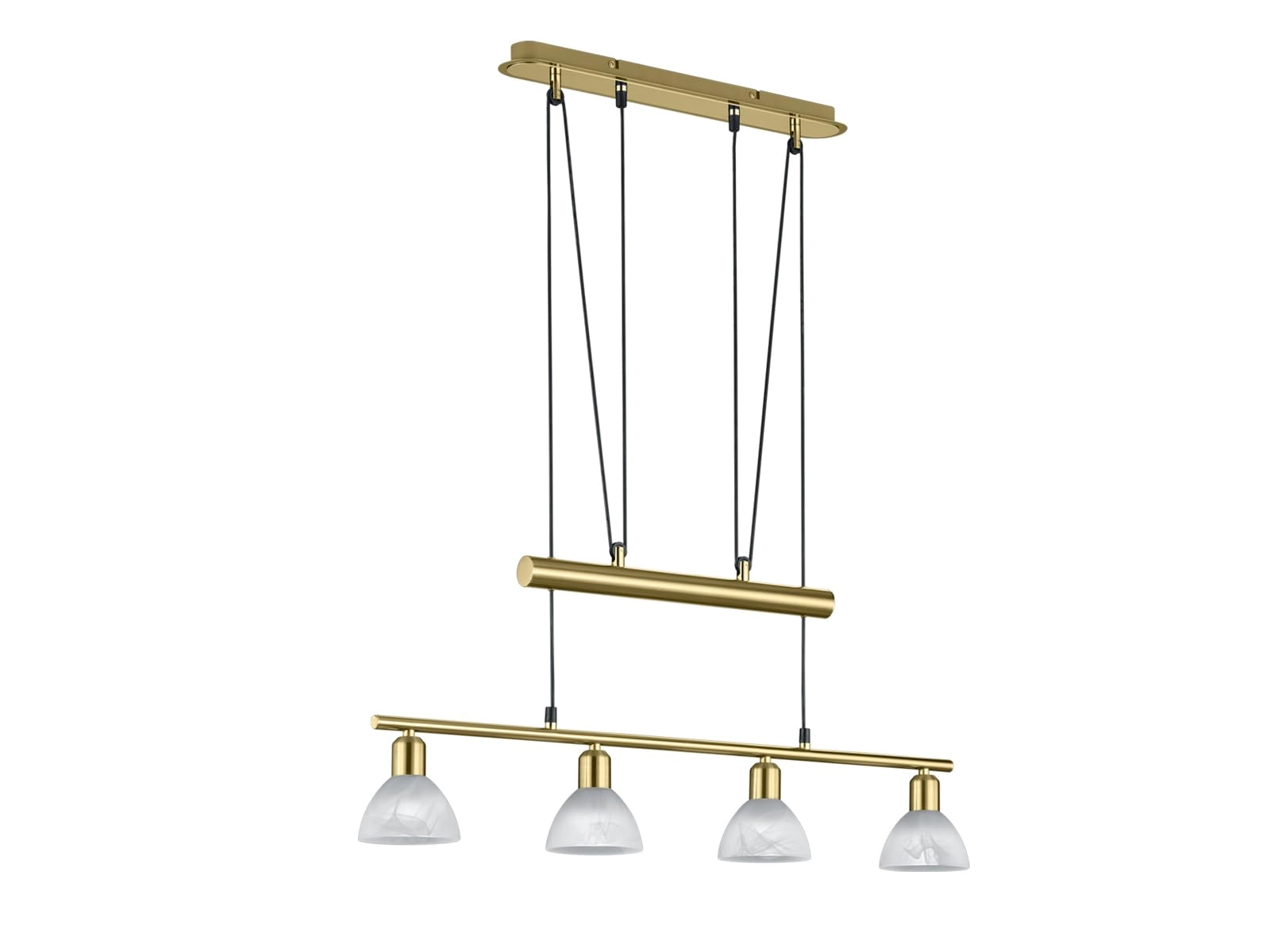 TRIO CASSINI - 4er-pendel Messing Matt E14