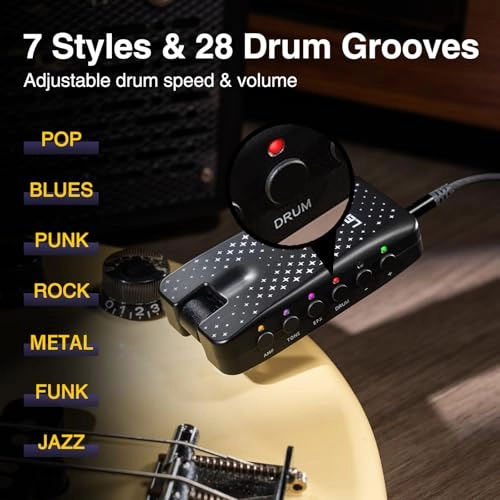 Guitar Headphone Amp - 10 Watts Bluetooth OTG Recording