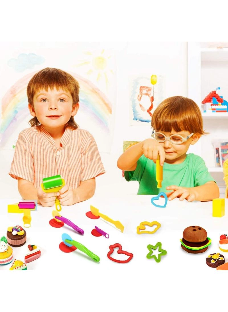 Clay Dough Tool Set - Plastic 38pcs.