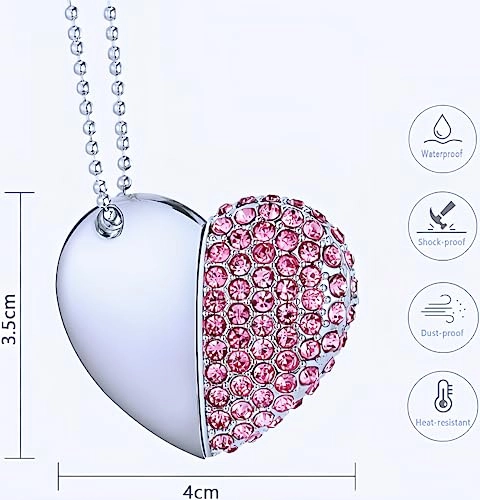 Diamond Heart - USB 3.0 USB-A 64GB