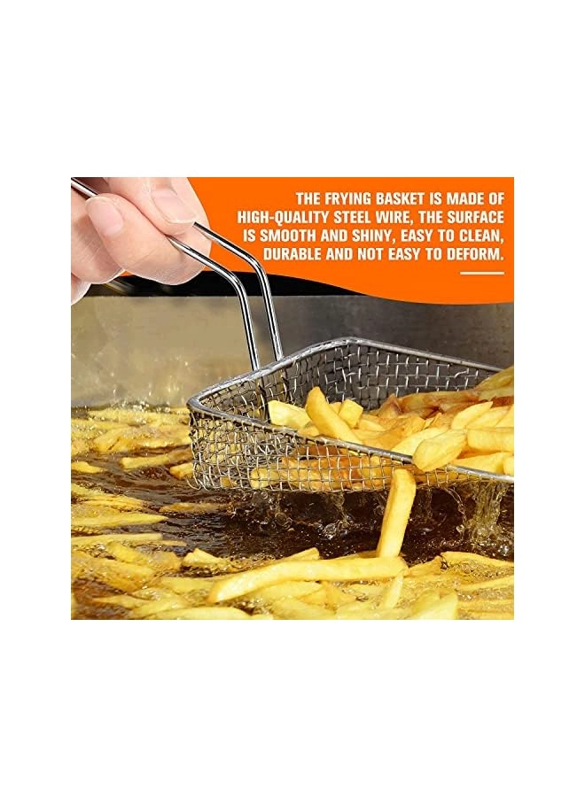 Square Fry Basket - Stainless Steel 8 PCS
