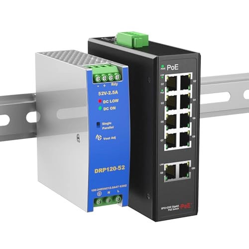 8 Port Industrial POE Switch 8-ports