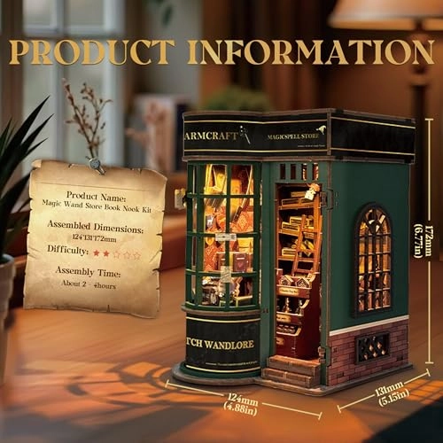 Magic Wand Shop - Book Nook kit Magician 14+ years