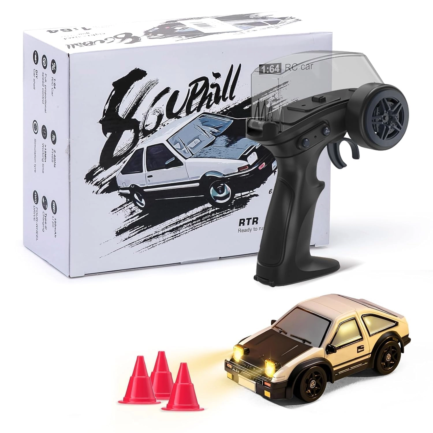 RC Drift Car - 1/64 Scale