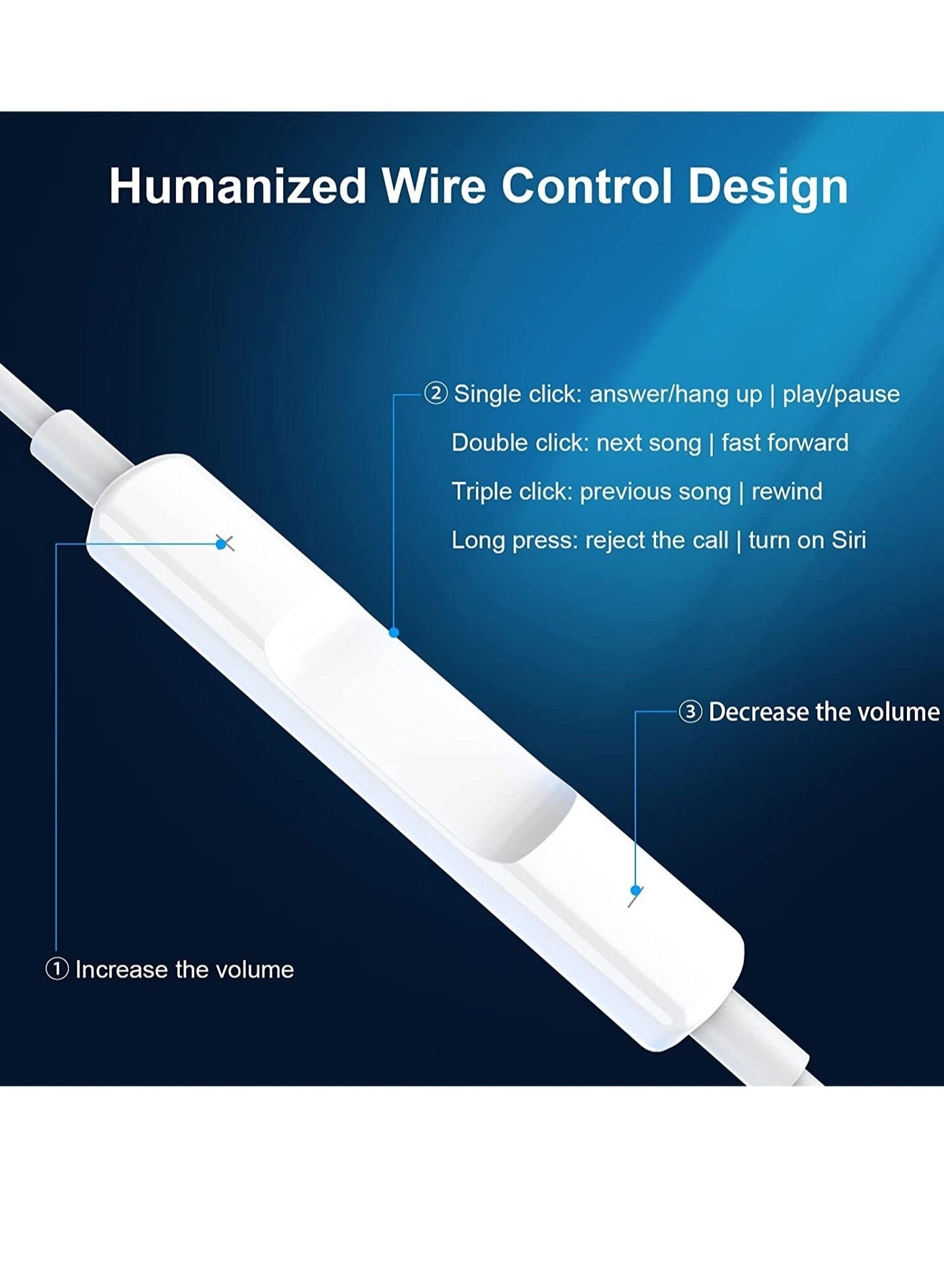 Lightning Headphone Wired Headset