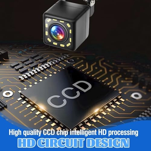 Reversing Camera - 12-LED IR Night Vision 6M RCA video input cable High Resolution