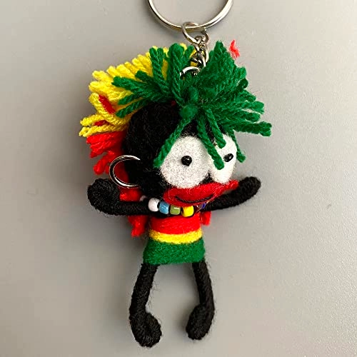Voodoo String Doll Keychain - 7cm