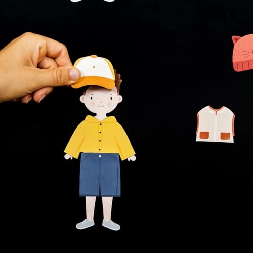 Silhouette to dress up - 3 years 3 silhouettes 28 magnets