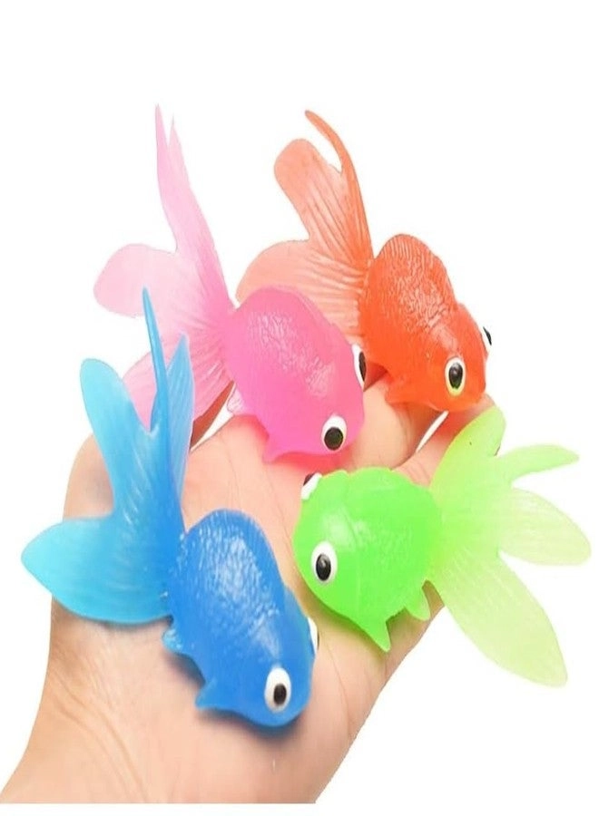 Aquatic Sea Animal Fish Figurines - 12 Pc Baby Bath Toys