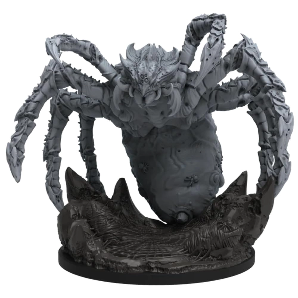 Web of The Spider Tyrant - 100MM Base Unpainted Miniature Compatible with DND