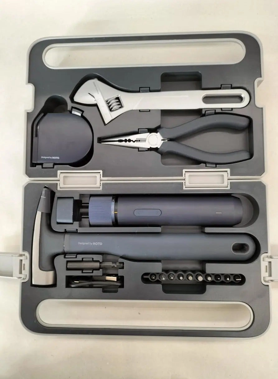 Manual Toolbox Magnetic Multi-Bit Screwdriver Set