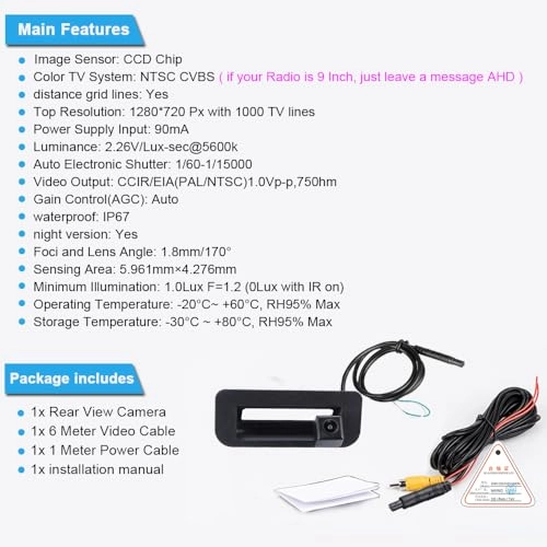 GLK Class X204 - Night vision 1280 x 720 pixels