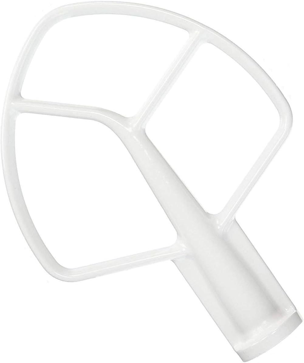 woobles K5AB K5SS Flat Beater - 5-QT White Coated stainless steel