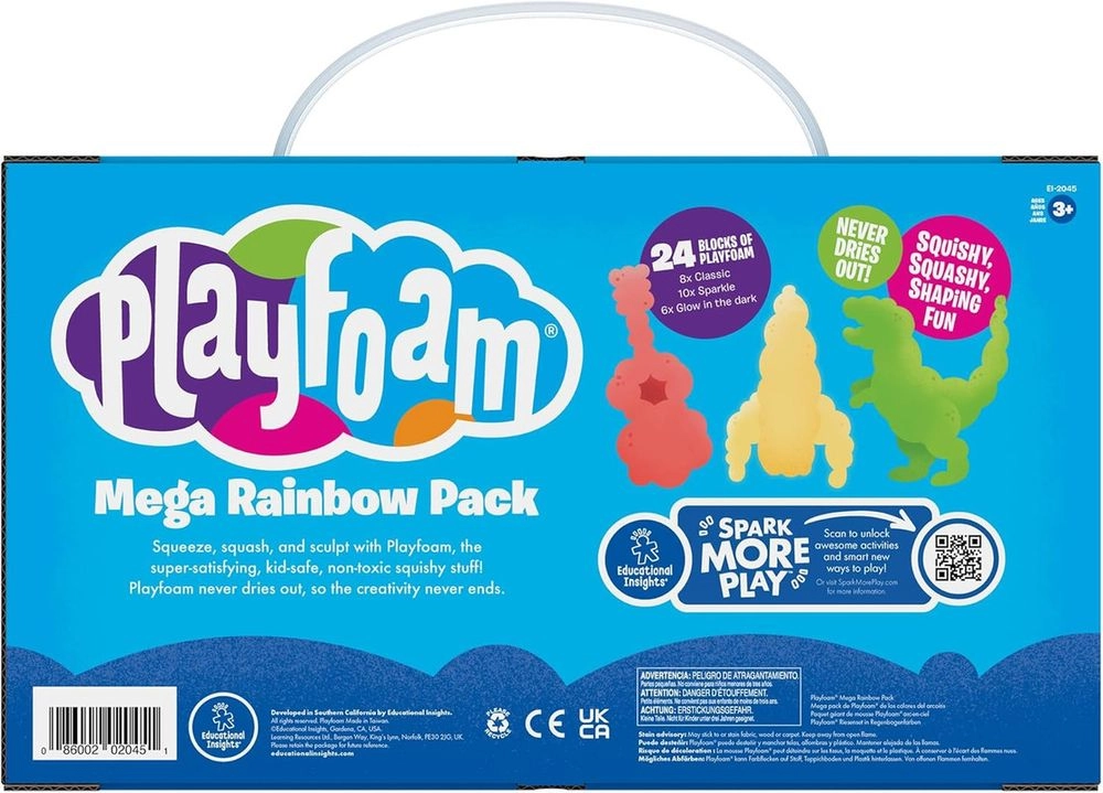 Playfoam Mega Rainbow Creative Pack - Suitable for 3 years & above