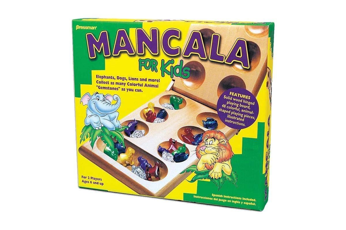 Classic Mancala - Fullsized Solid Wooden Board