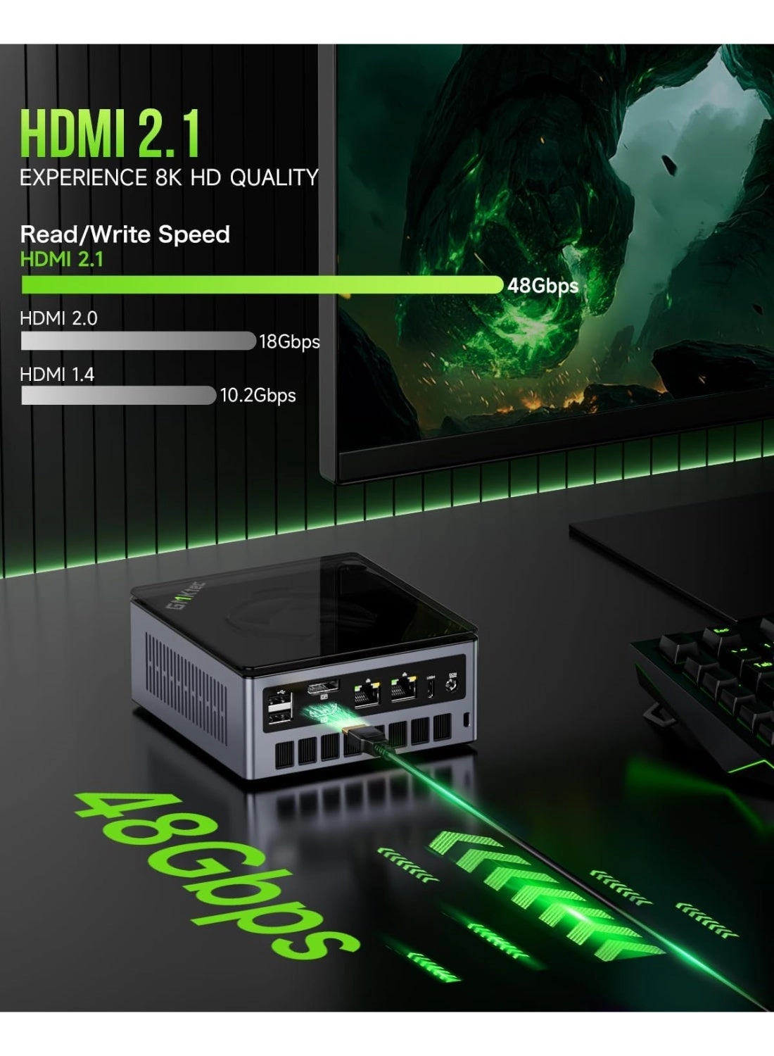 NucBox M7 - SSD 1TB 32GB AMD Ryzen 7 PRO 6850H