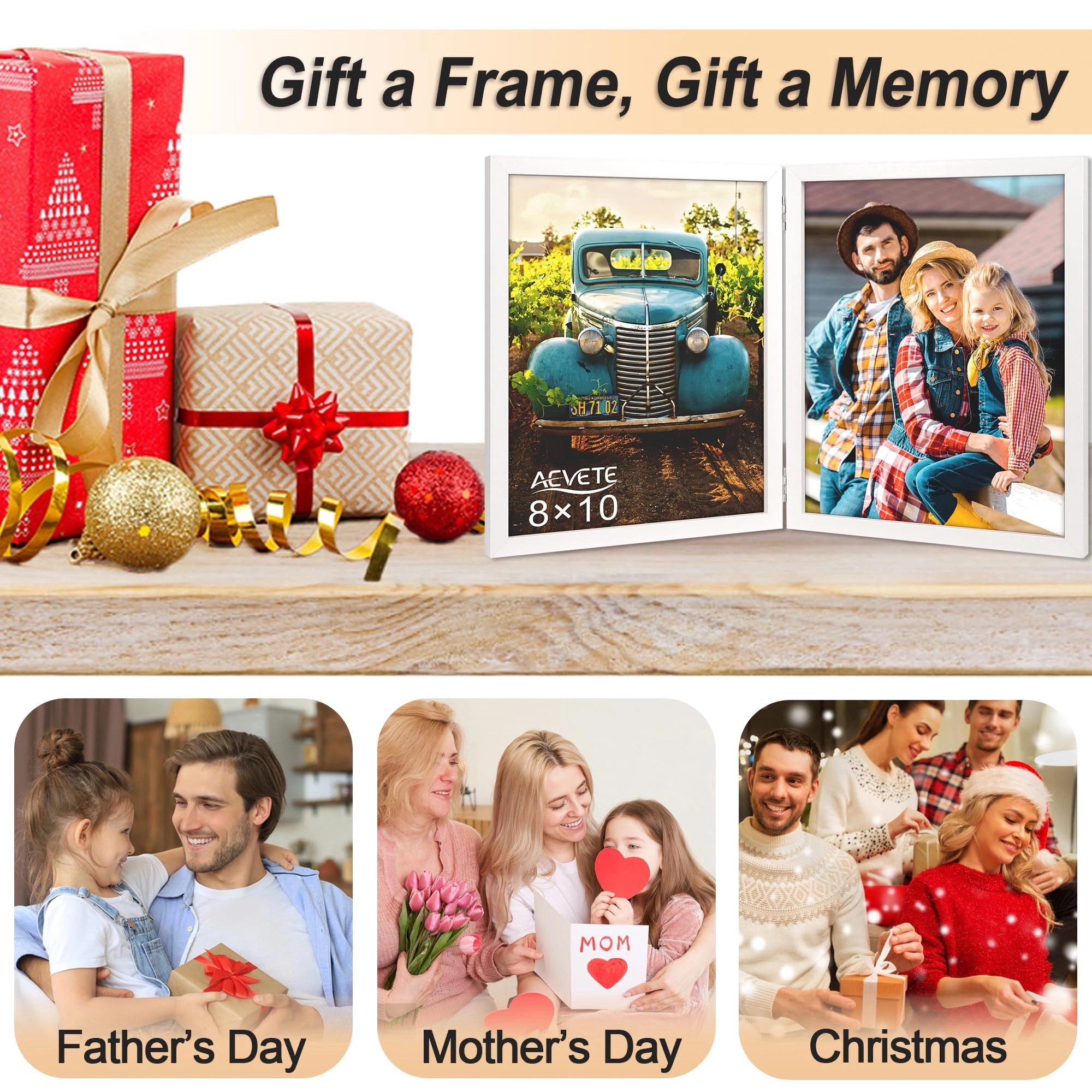 Double Picture Frame - 8x10 2