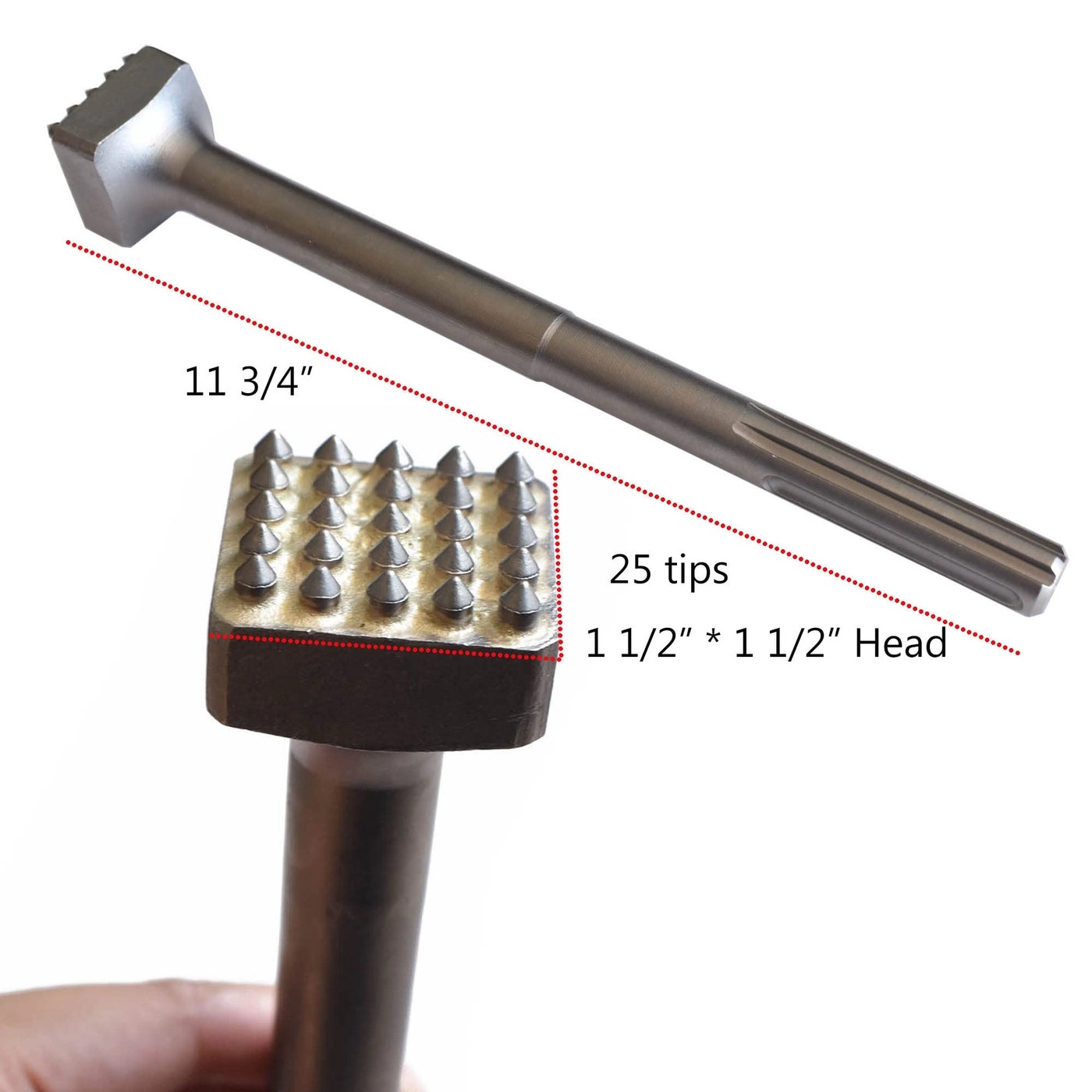 SDS Max Bushing Bit - 11 3/4 In. 25 Tips