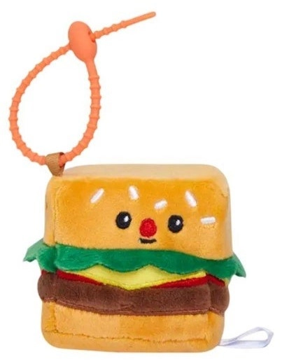 Square Pals Burger Bloop Clip-On - 7 cm