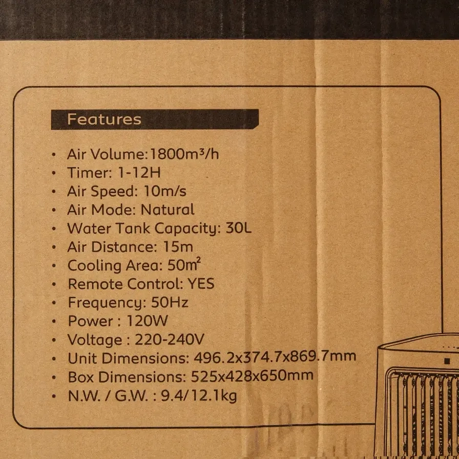 AC-400 - 1800 cubic metre per hour 30 Liter
